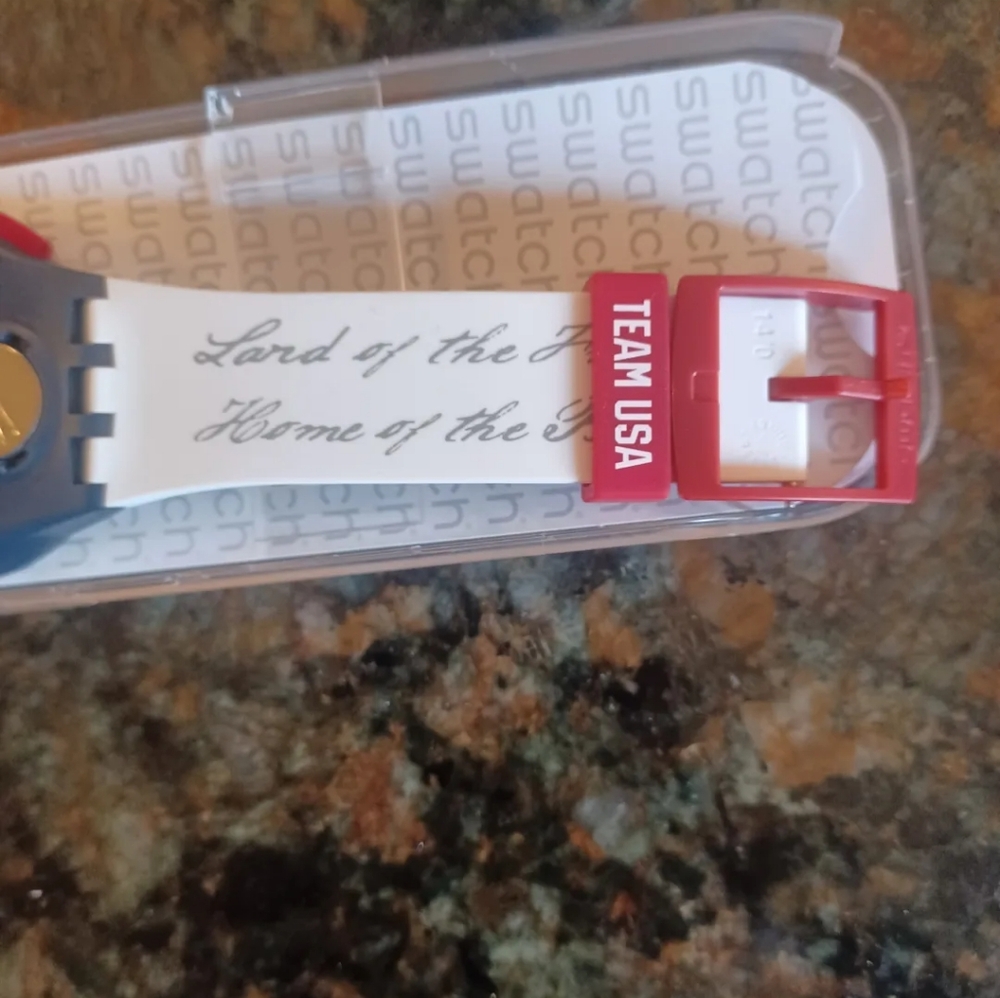 Swatch 2018 team usa Olympic games watch deadstock - Picture 3 of 4